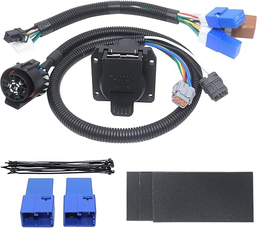CARROFIX RV-Style 7 Way Trailer Wiring Harness for Nissan Pathfinder (2013-2020)