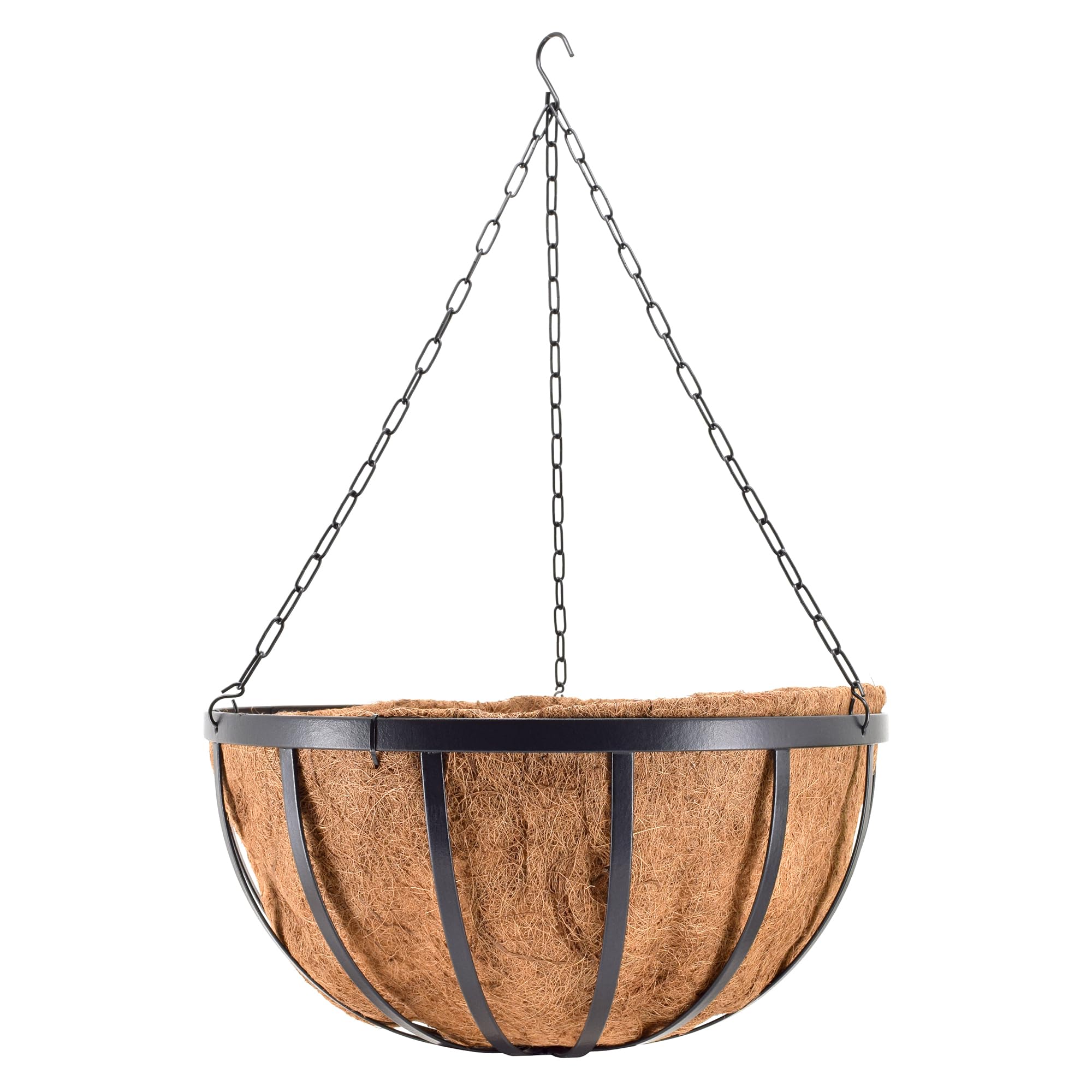 Arcadia Garden Products Fioriera rotonda sospesa con rivestimento in cocco, 50,8 cm