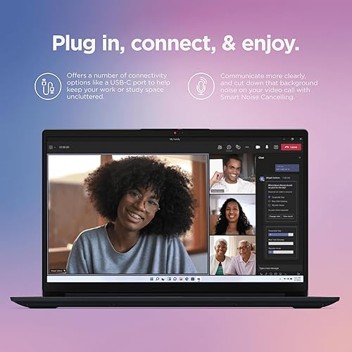 Miniatura 2 de Lenovo Ideapad 1 Laptop FHD de 15.6 pulgadas, AMD R3 7320U (Beat i5-1035G1), 8 GB de RAM DDR5, SSD de 256 GB, gráficos integrados, HDMI, Windows 11