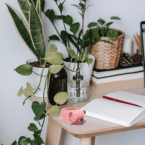 Miniatura 5 de Molde de silicona para maceta de cachorro, moldes de cemento para adornos de piedra perfumada, molde de contenedor de almacenamiento hecho a mano,