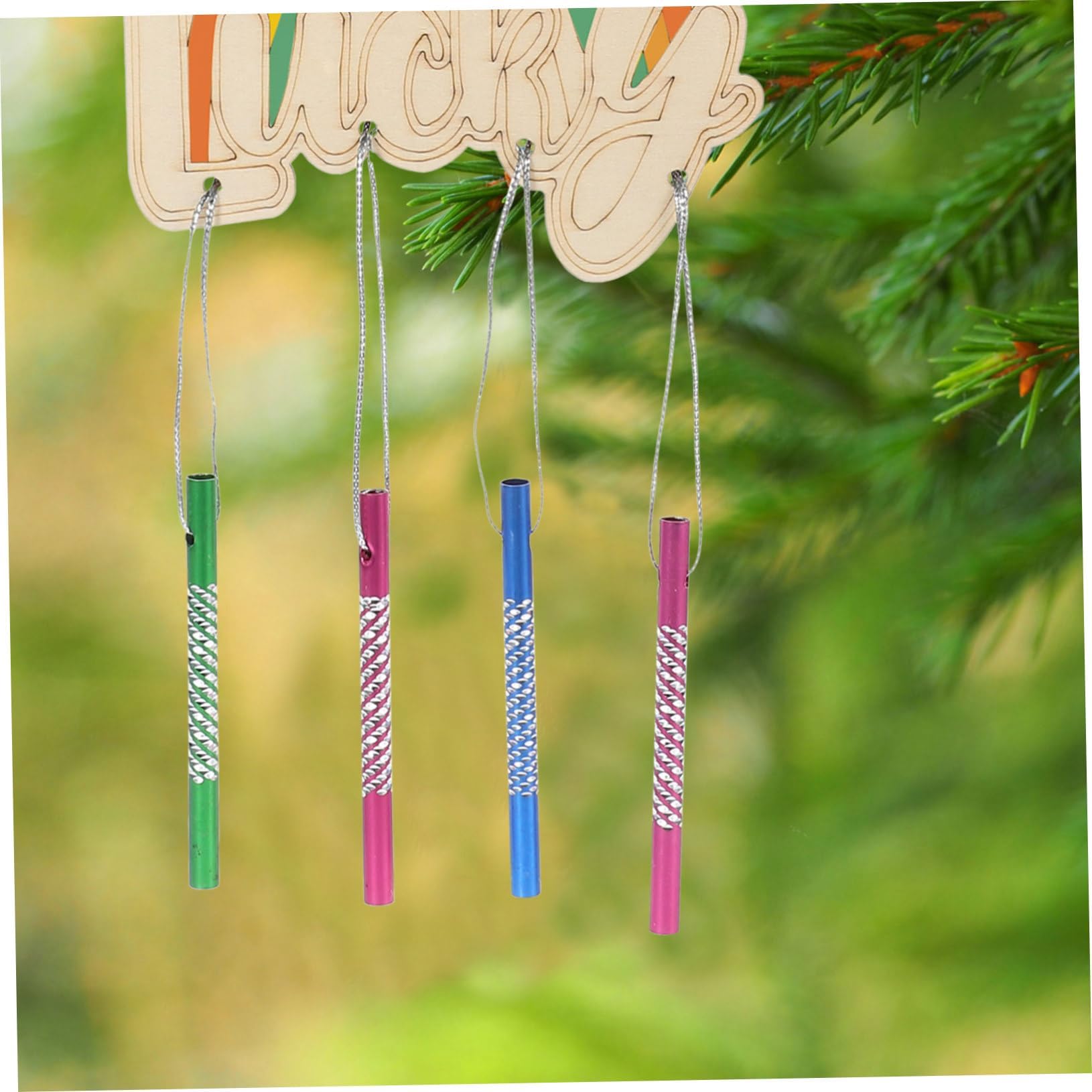 Campanello A Vento 50 Pezzi - Tubi In Alluminio, Multicolore, Per Giardino, Terrazzo, Decorazione - Foto 11