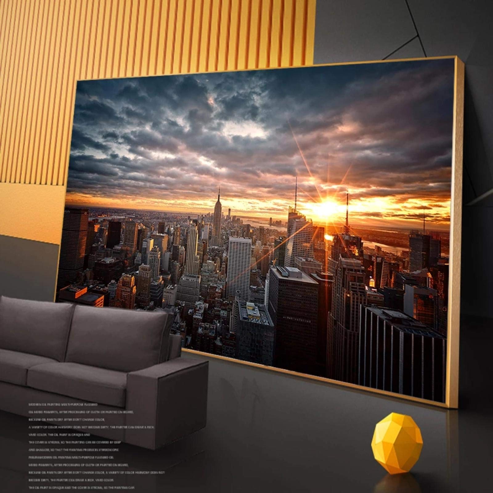 Big City Vibes - New York City Skyline During Sunset Art par Jongas Photo