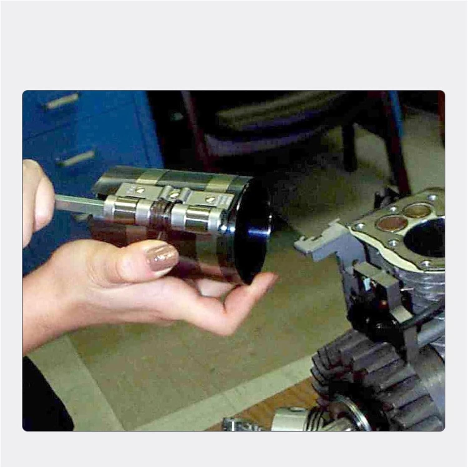 Piston Expansion Tools Cleaning Ring Expander Compressor Tool Set,Metal Piston Ring Service Set Compatible with Auto Engine Motor