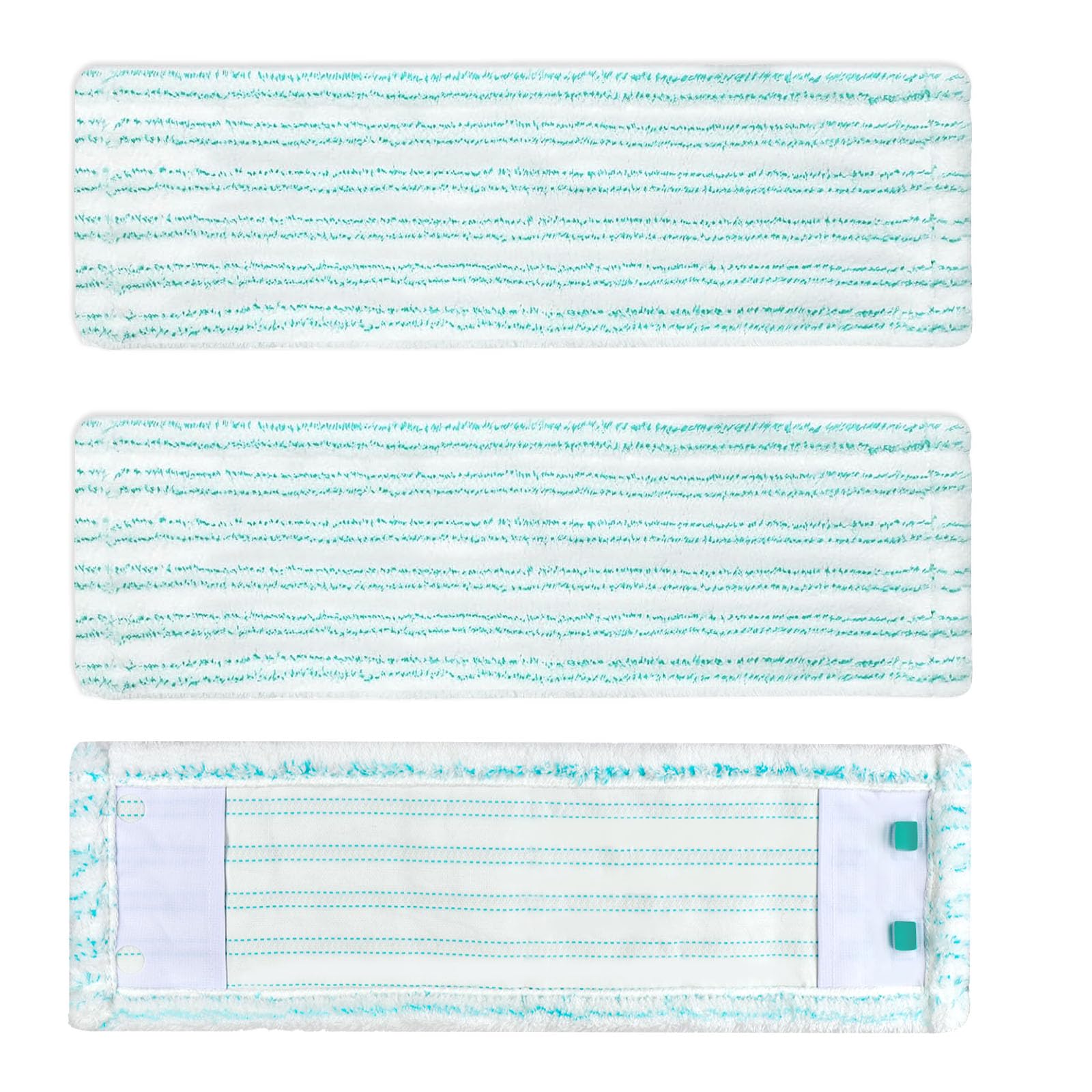 3 Pièces Serpillères de Rechange pour Leifheit Profi XL Micro Duo 47x15cm Housses de Rechange pour Leifheit Profi XL Cotton Plus, Housse de Rechange en Microfibres pour Tous Les Types de Sols