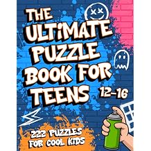 Puzzle Book for Teens 12-16 Offline Activities with Mazes, Brainteasers, Crosswords, Wordsearches, Trivia, Sudoku & More for Clever Kids