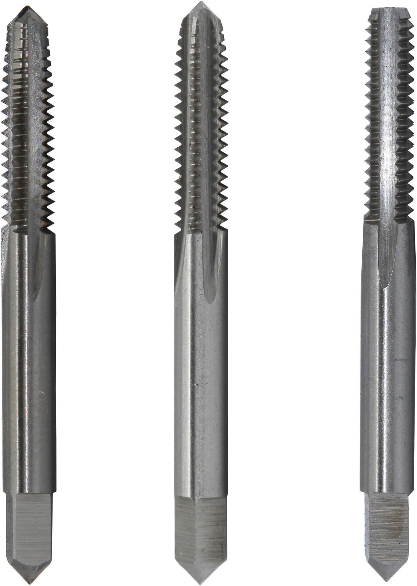 Drill America DWTS6X1 m6 x 1 High Speed Steel 4 Flute Hand Tap Set, DWT Series,Uncoated (Bright)