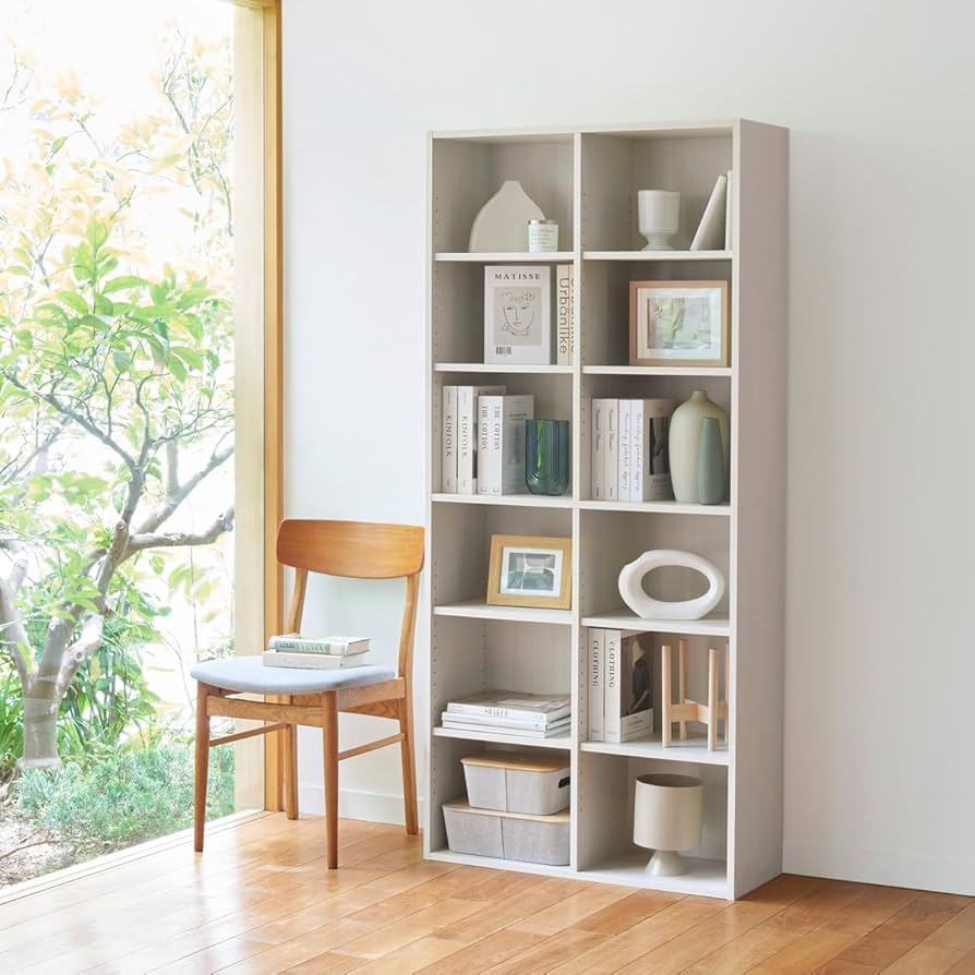 Amazon｜白井産業 フリーラック シェルフ 本棚 整理棚 同