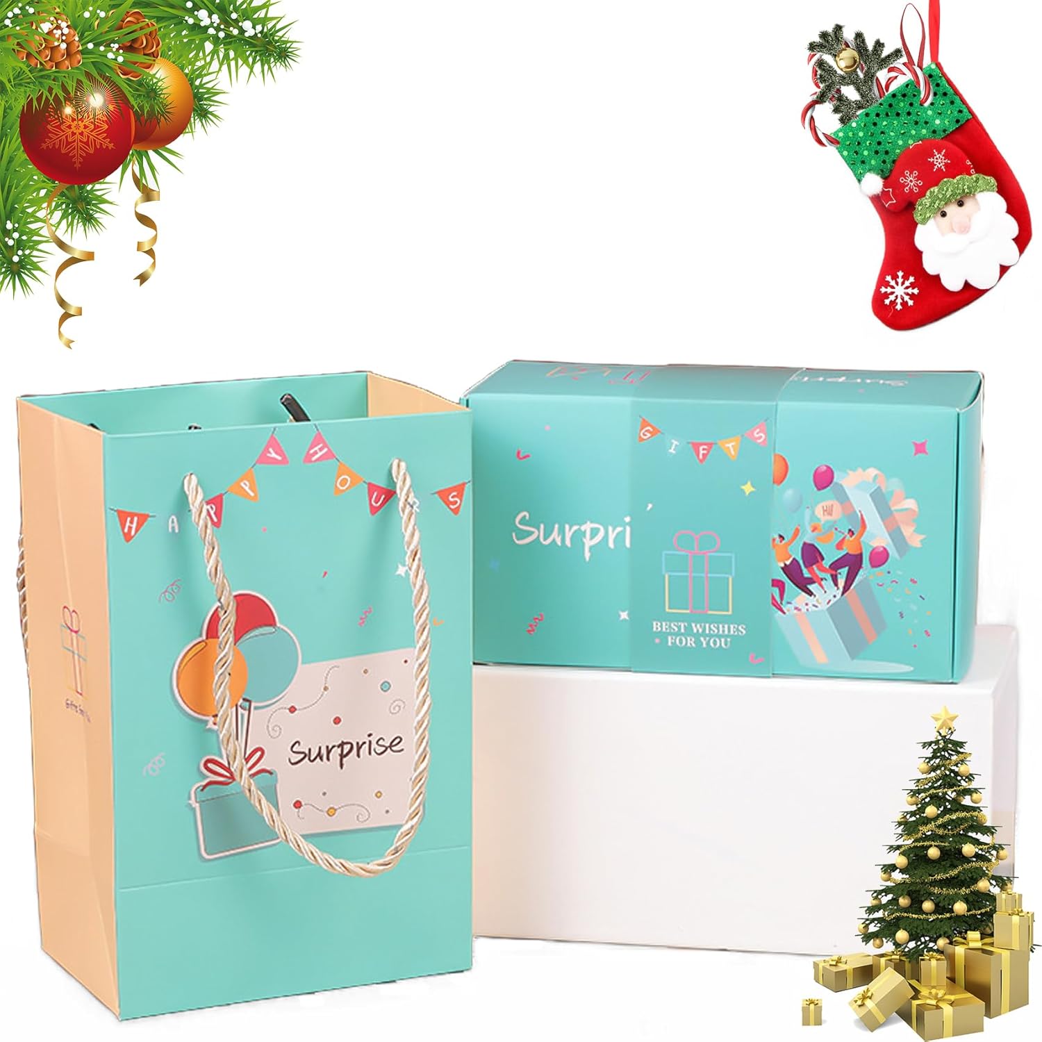 Joyjoyset Surprise Gift Box Set 2024 Newly Merry