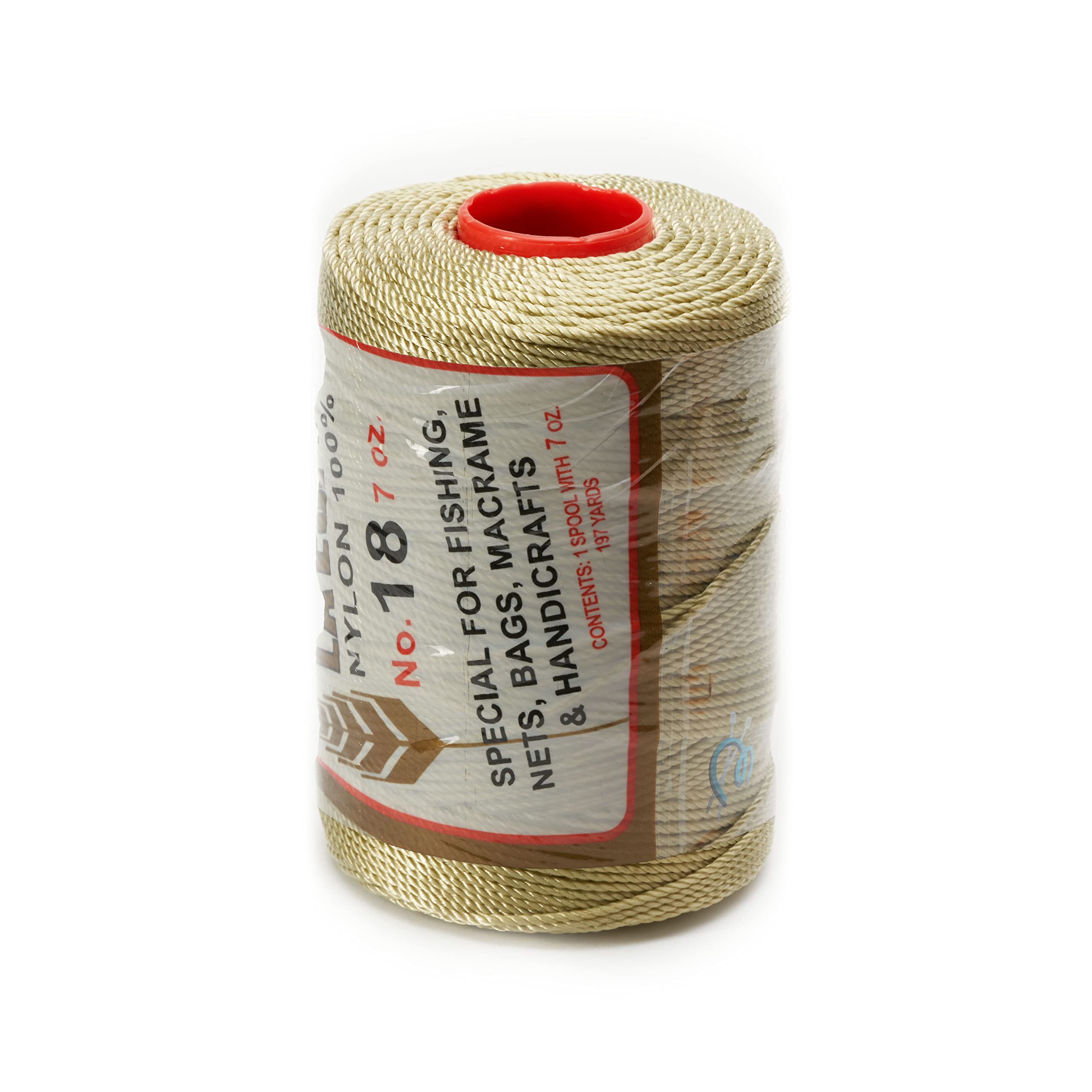 Espiga No.18-100% Nylon Omega String Cord for Knitting and Crochet - 37 Moss Green