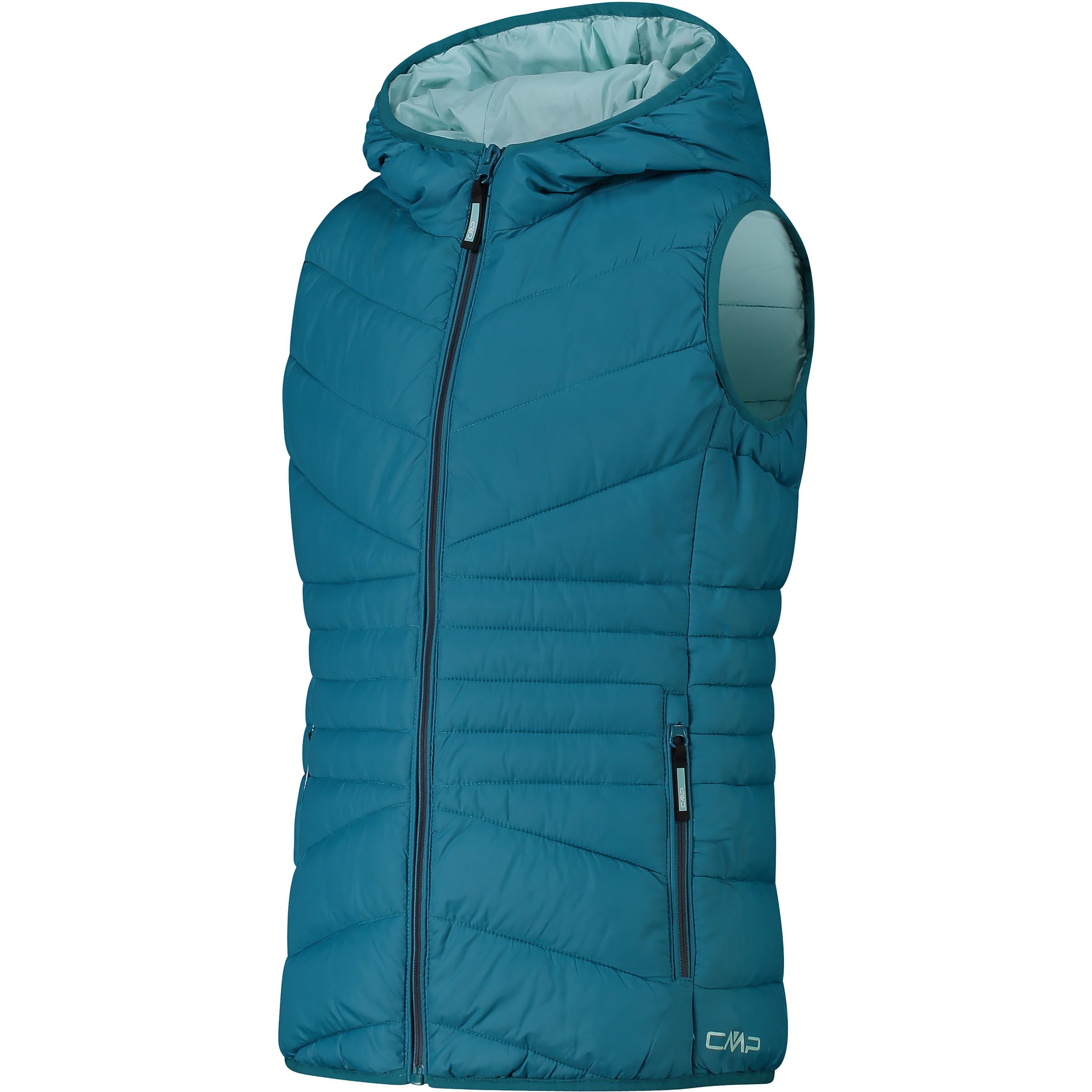 CMP Gilet Da Bambina In Nylon Con Cappuccio Fisso Vest Unisex - Bambini e ragazzi