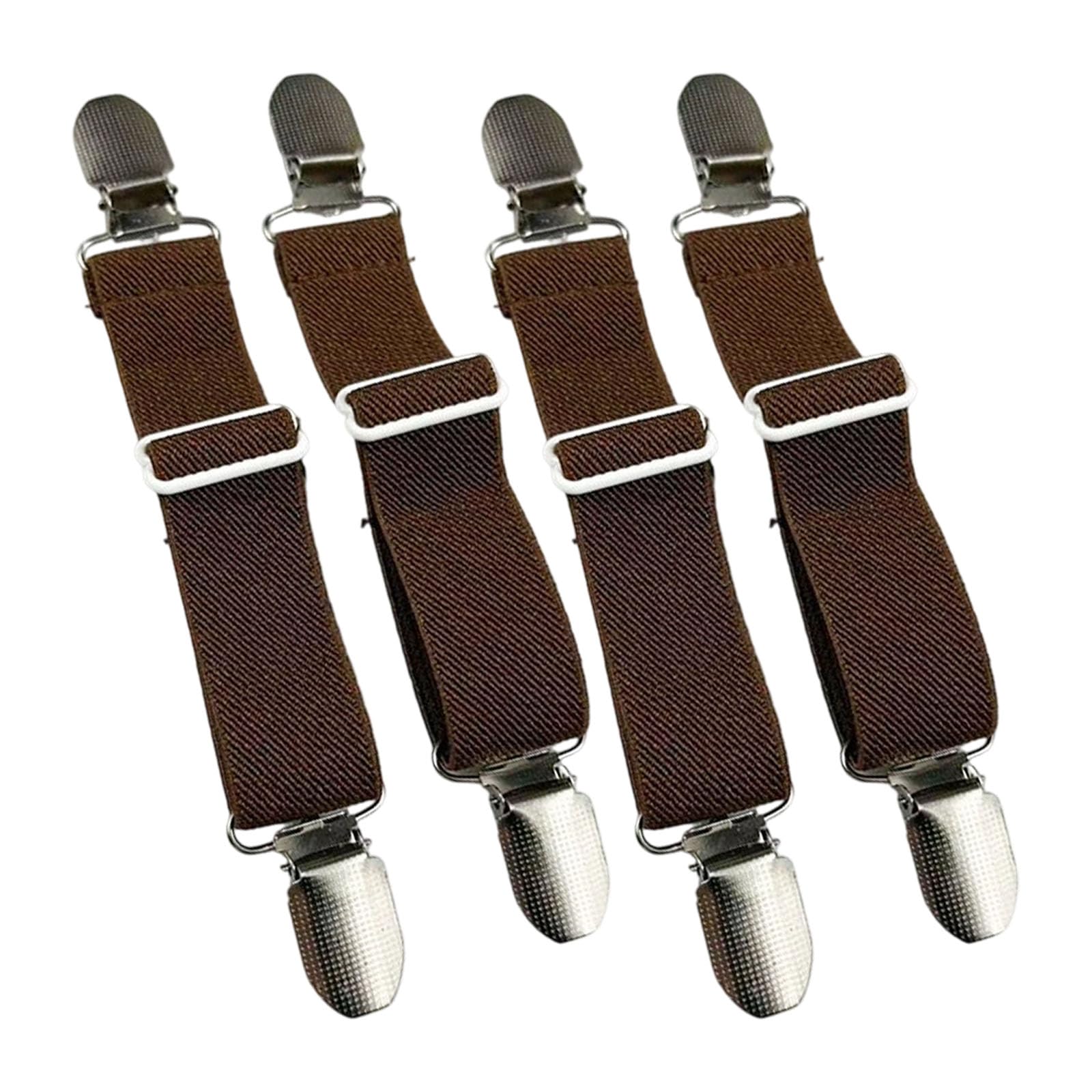 Pitadue Footwear Elastic Shoe Strap for Mules Shoes AntiSlip Heel Durability Polyester Fabric with Metal Hardware Clip Adjustable Heel Strap for Mules Shoes