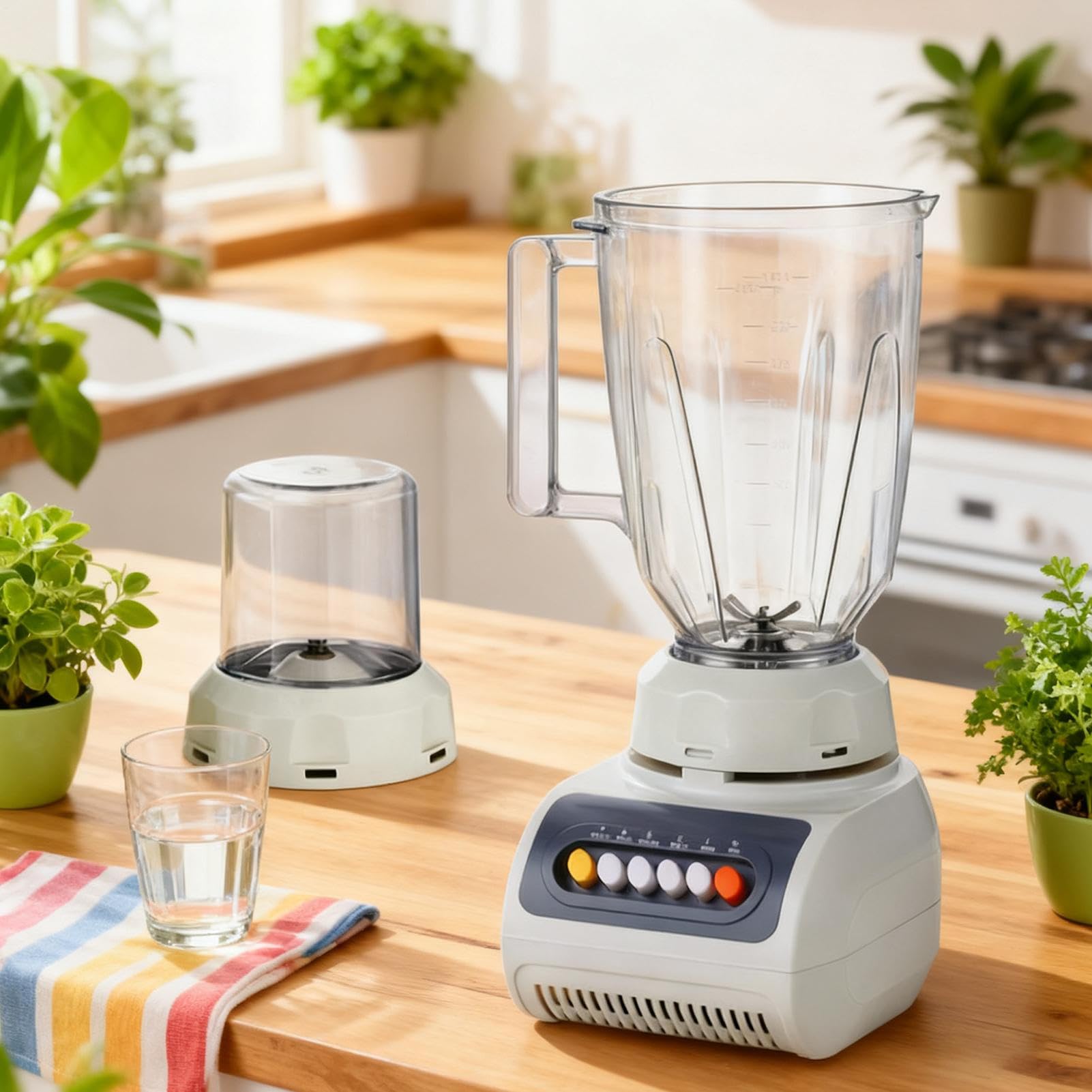 Blender osobisty - mikser z pojemnikiem na żywność | przenośny elektryczny mikser prasa do cytrusów, do podróży akademik mieszkanie dom stół jadalny mleko owoce warzywa