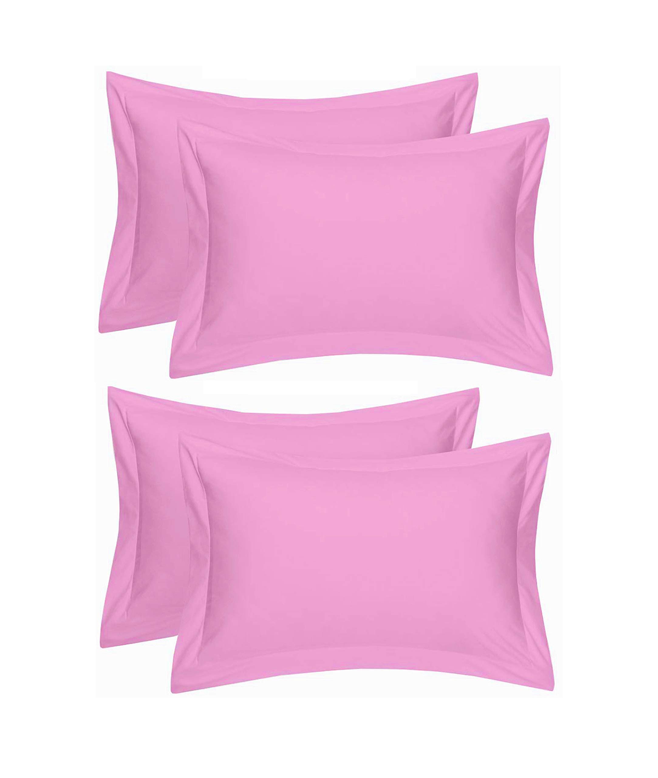 King Size Pillow Covers - Cream Beige Set of 4 -9