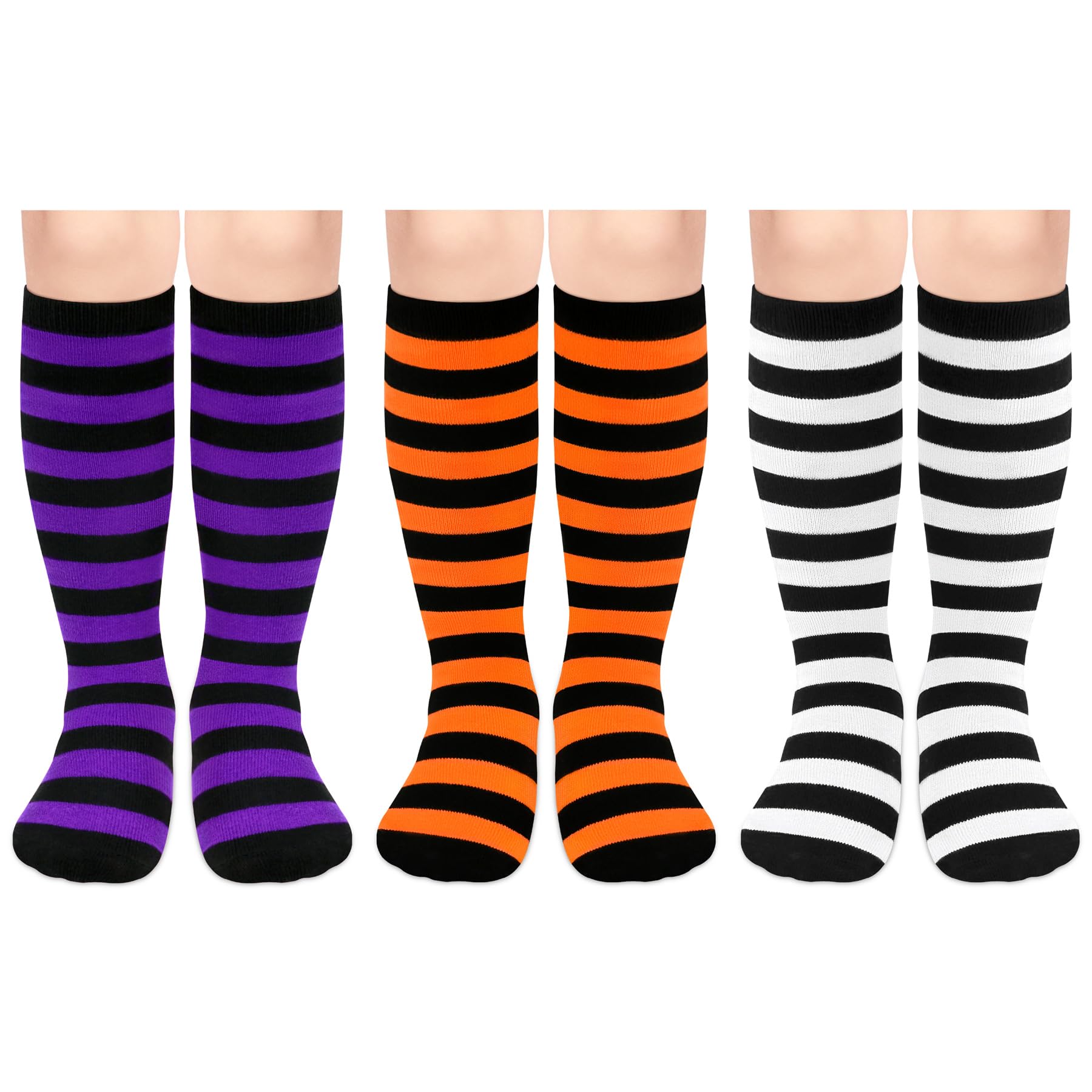 Olreco 3 Pack Toddler Soccer Socks Kids Baseball Socks Boys Girls Softball Sock Youth Football Sock Athletic Accessories