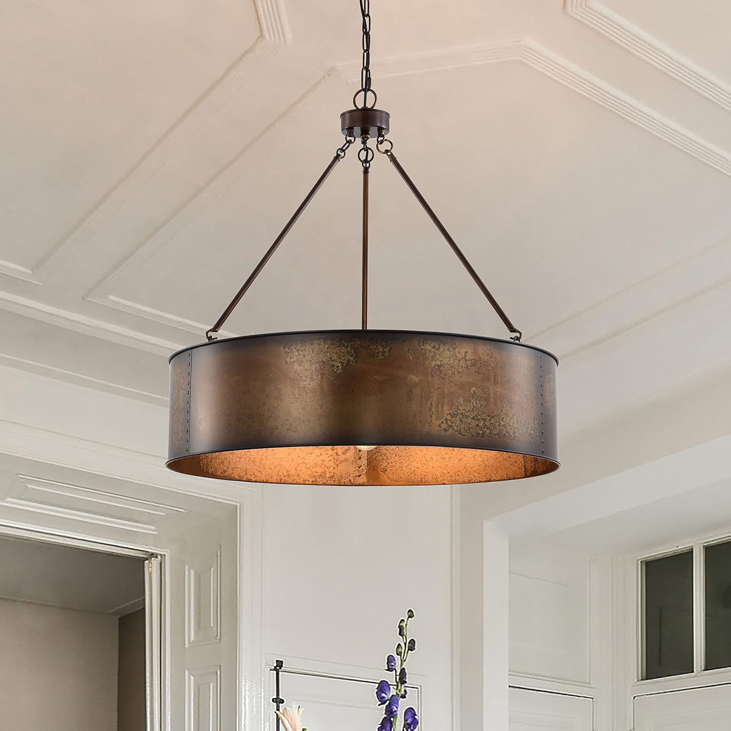 Rеvіеw Nuvo 60/5895 Five Light Pendant, 5, Brass