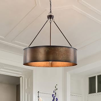 قلادة Nuvo Lighting 60/5895 بخمسة مصابيح، نحاسية، عبوة من قطعة واحدة