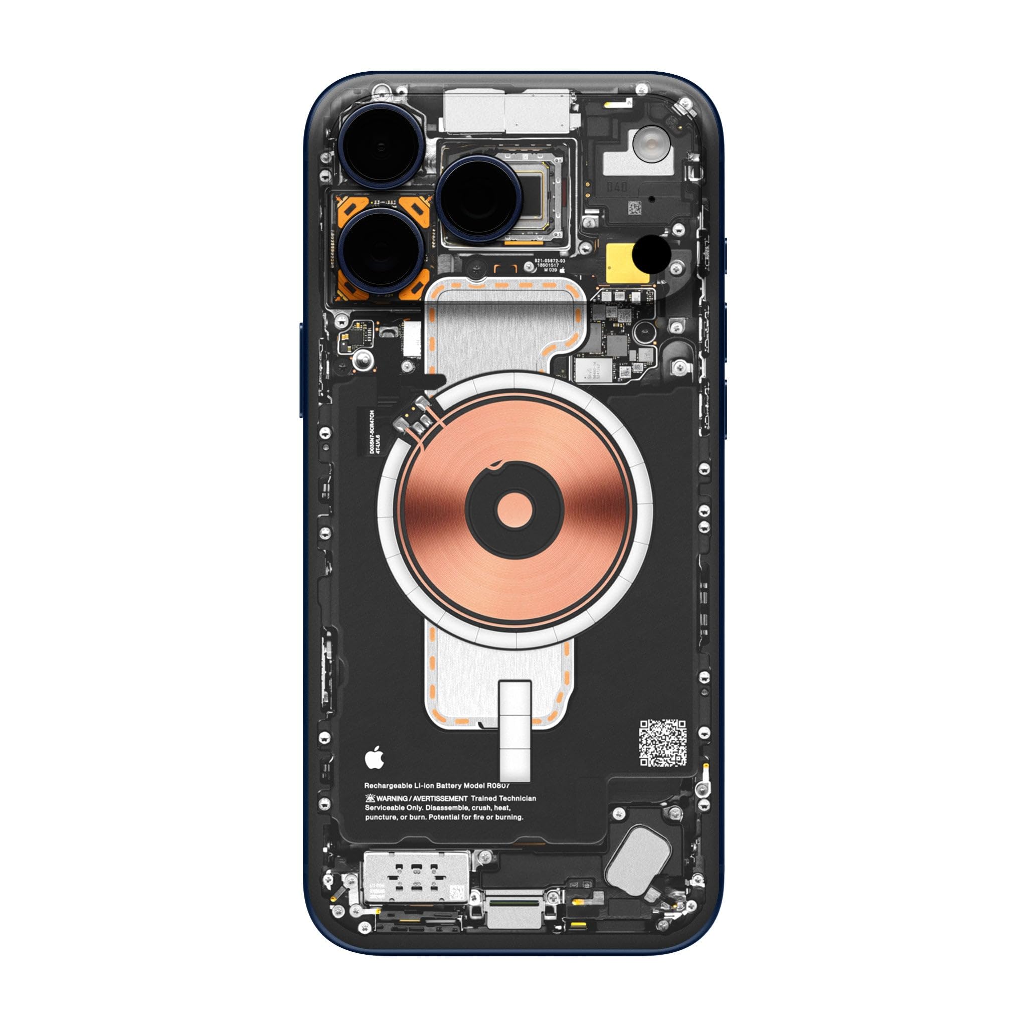 GADGETSWRAP Teardown Skin for iPhone 17 Pro Max – Full Back & Sides + Split Skin Included, Bubble-Free, Scratch Resistant-image-18