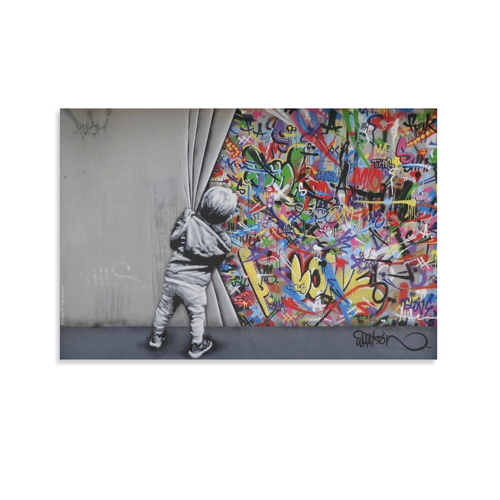 楽天市場】バンクシー 赤い風船の通販 バンクシー アートパネル 女の子