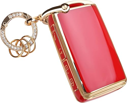 Miniatura 1 de Compatible con funda para llavero Mazda - Mazda 3, Mazda 3 Hatchback 2019-2022, Mazda CX-5, CX-30, CX-10 2020-2022, Rojo -