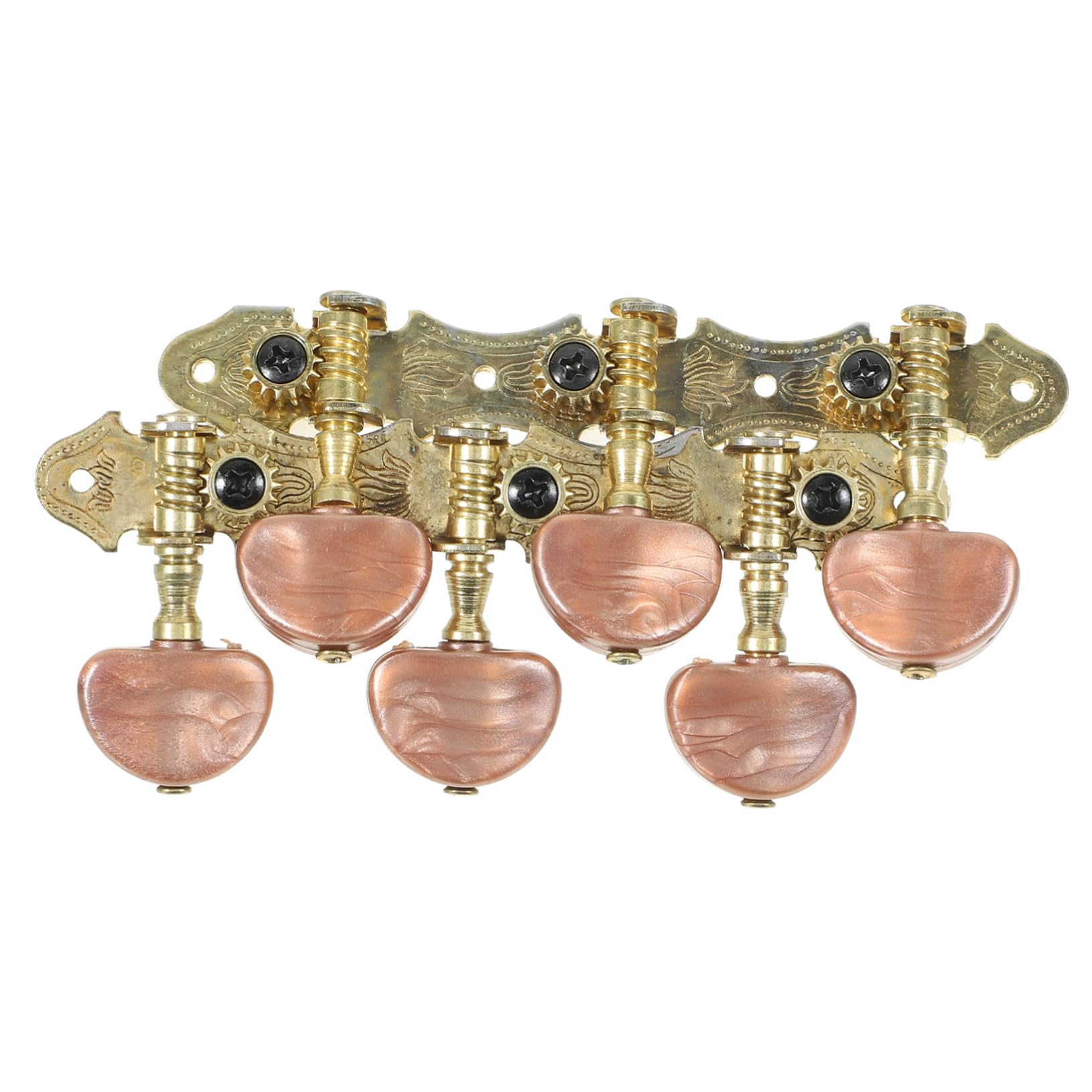 ERINGOGO 2 Rows Electric Guitar Tuning Pegs Metal Folk Guitar Tuners Fine Craftsmanship