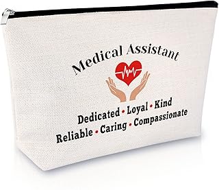 Medical Assistant Gifts Makeup Bag Nurse Appreciation Gift for Women Graduation Gift for Nursing Student Retirement Gift for Nurse Birthday Christmas Gift for Her Nurse Day Gift Travel Cosmetic Bag
