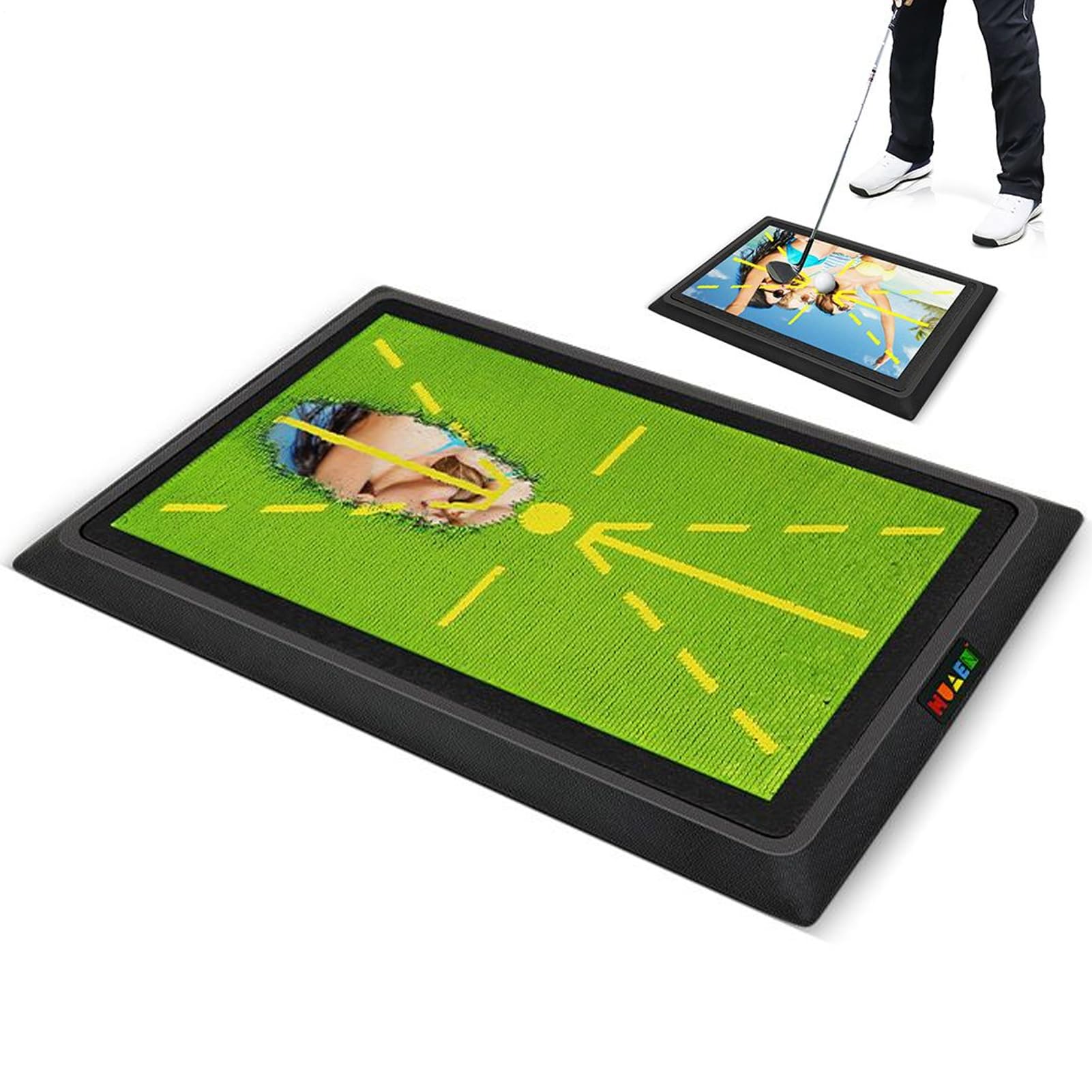 Tapis de frappe golf et entraînement du swing pour golfeurs - 8