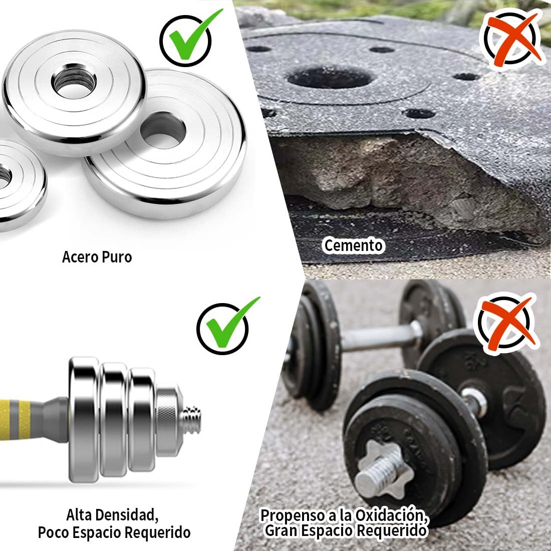 PHOEROS Juego de Mancuernas Ajustable-Set de Pesas 20/30/40KG,Mancuernas Barra Pesas Rusas 3 en 1,Mancuerna de Acero Par para Fitness Entrenamiento,Equipo Gimnasio Casa para Hombres y Mujeres