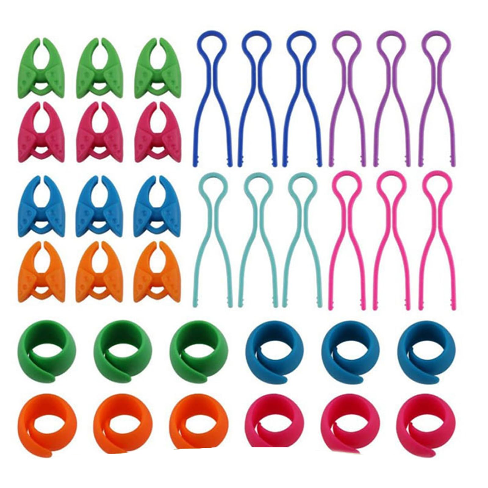 Jazuaiao Thread Spool Clamps Set Anti Slip Spools Holder Clip Bobbin Organiser for Sewing Crafting Supplies Anti Slip Thread
