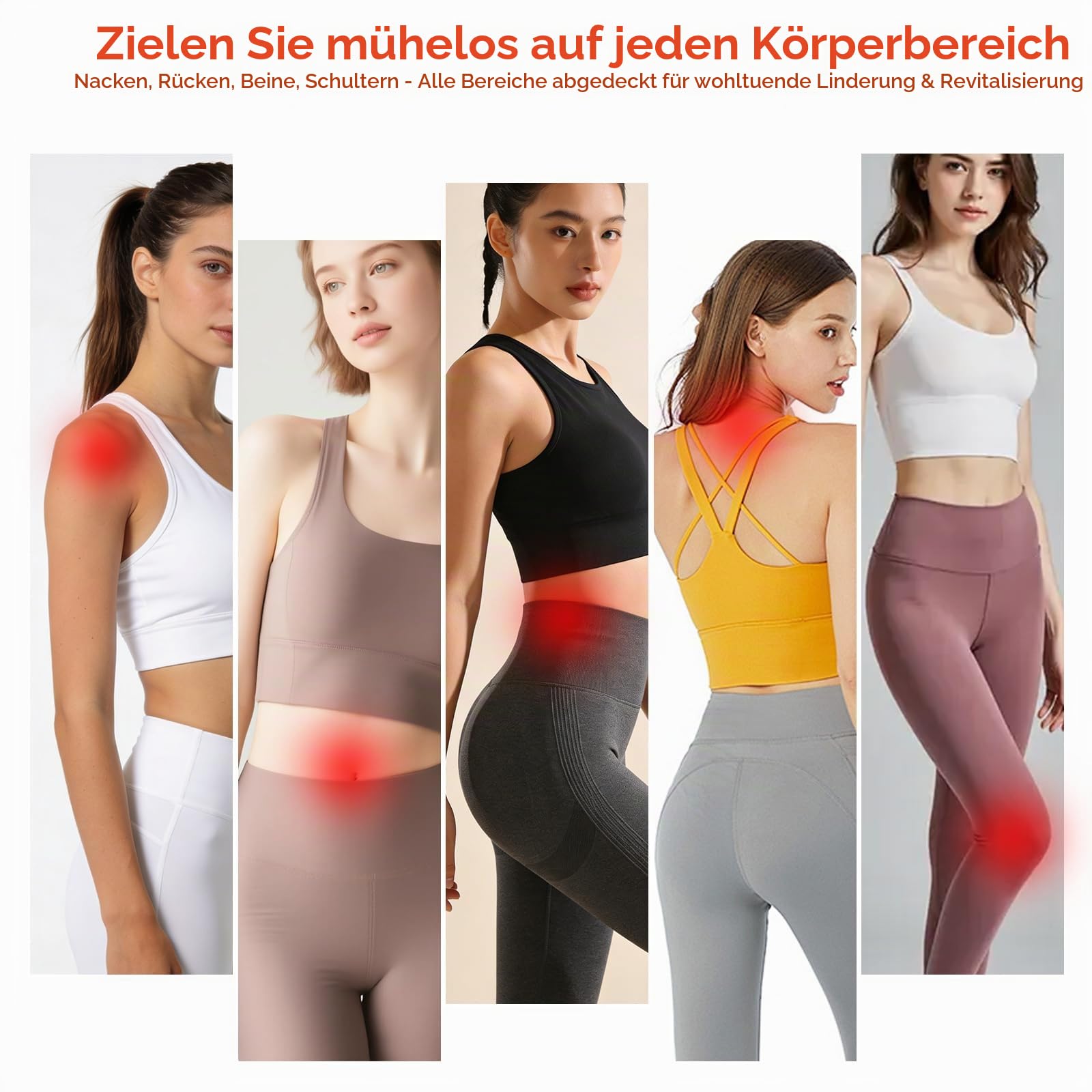 42" x 16" Rotlichtmatte für den Körper, 420 LEDs, Infrarot Lichtpad mit Zwei Wellenlängen (660 nm & 850 nm) für Rücken, Schultern und Bauch, Hochwertiges Leder, 9 Timer und 5 Helligkeitsstufen, 3 Modi