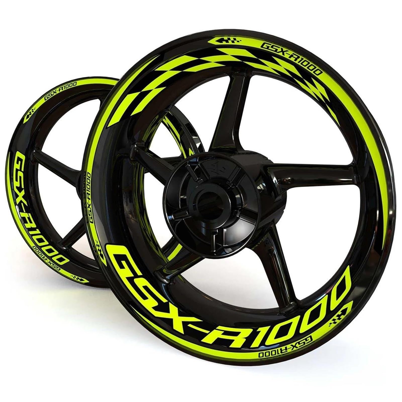 Wheel Stickers Motorcycle Wheel Stickers for Suzuki GSX-R 1000 GSX-R1000 GSXR GSXR1000 Rim Reflective Sticker Hub Decals Set Rim Reflective Decal