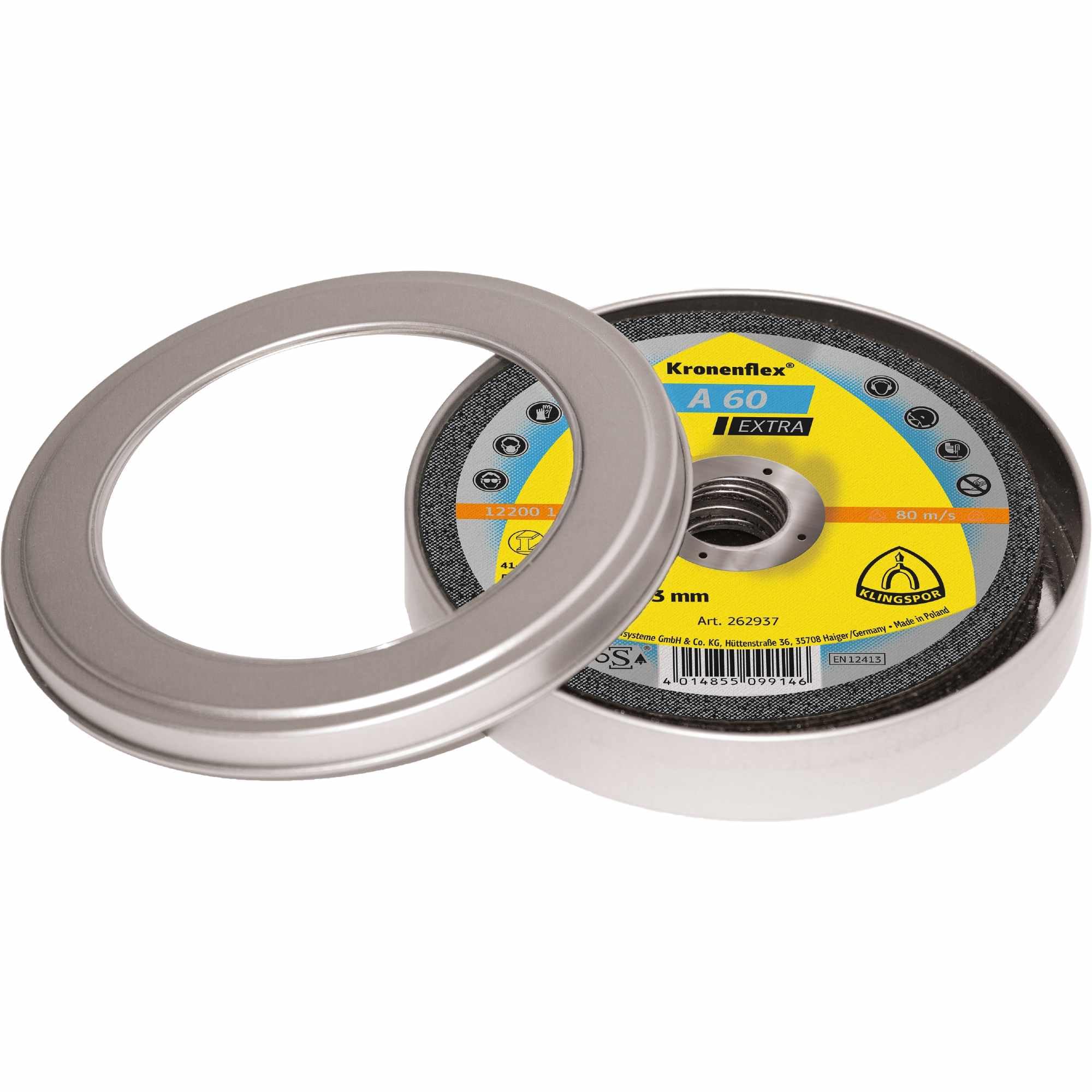 A 60 EX - Discos de corte (50 unidades, 125 x 1 x 22,23 mm, rectos)