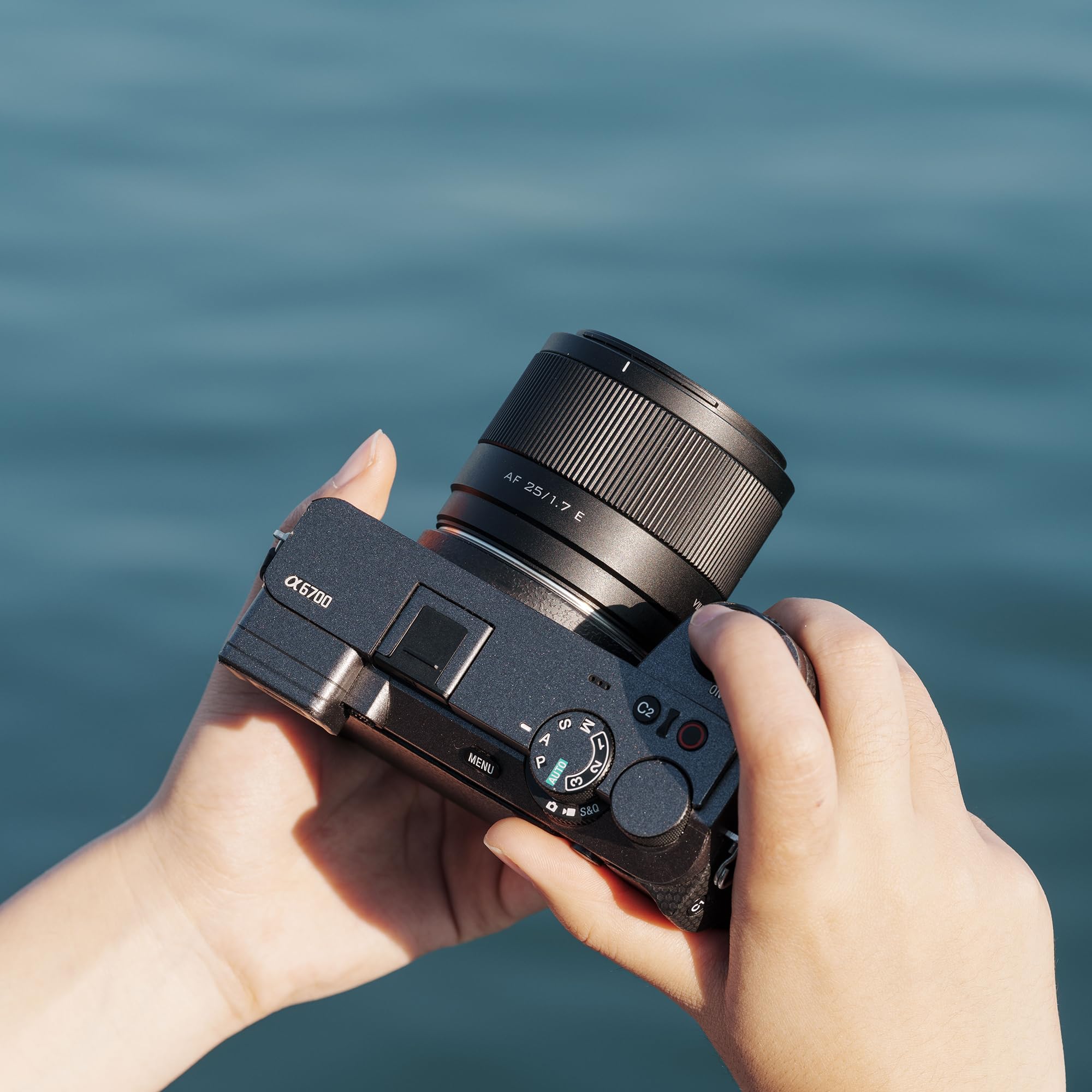 VILTROX AF 25mm F1.7 APS-C Kamera Lensi Otomatik Odaklama Hafif