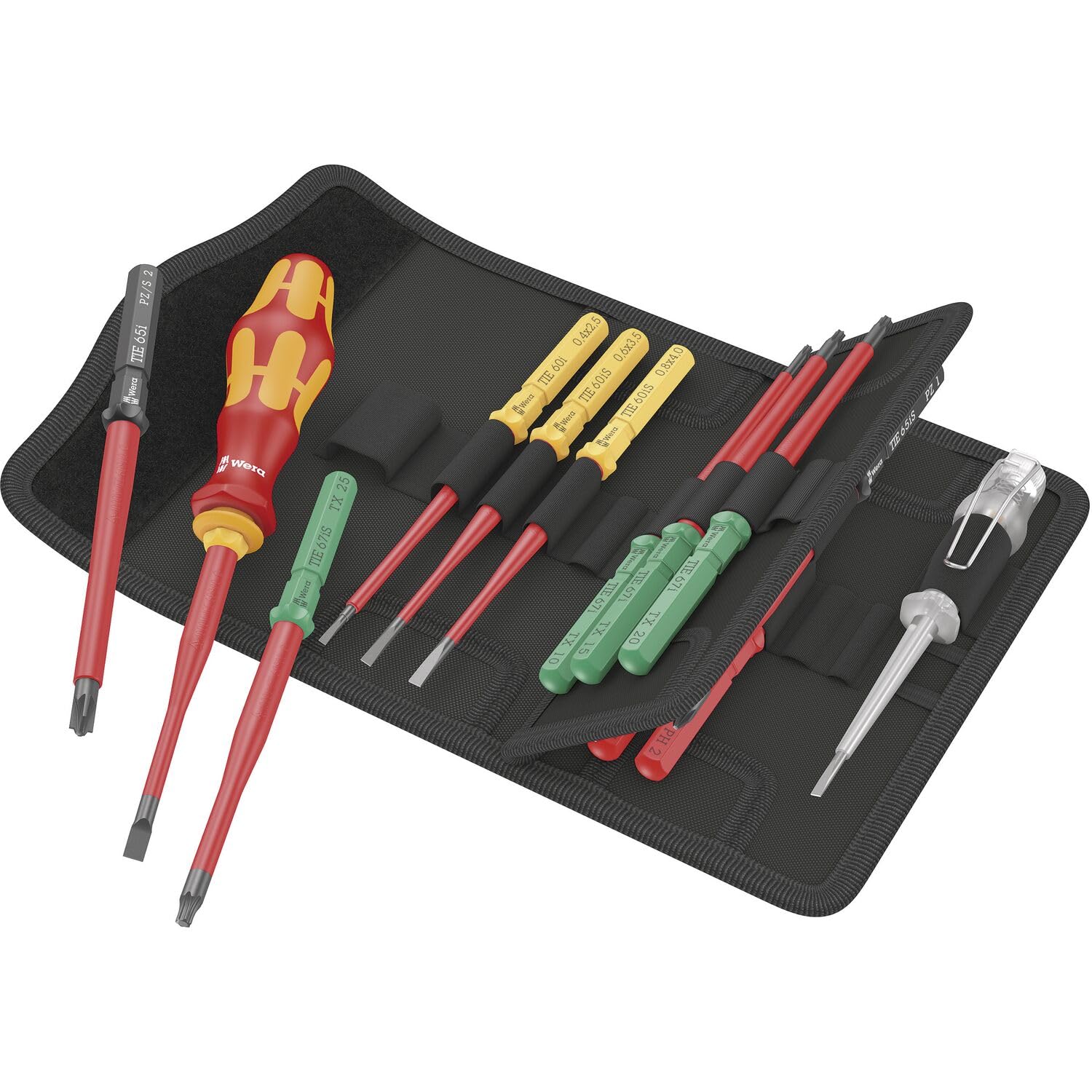 Wera Multicolours Kraftform Kompakt Vde 16 Extra Slim 1 Tie