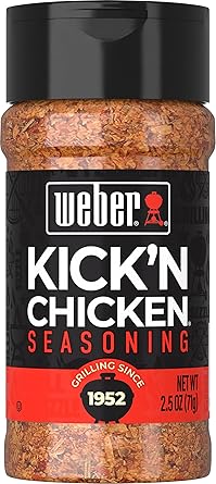 Weber Kick'n Chicken Seasoning, 2.5 oz