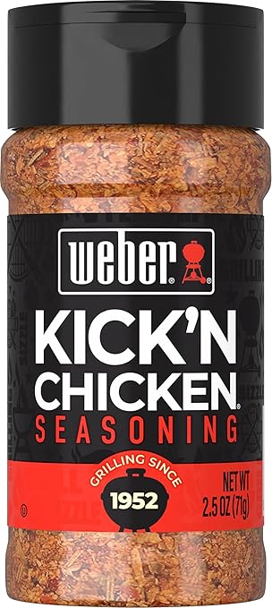 Weber Kick'n Chicken Seasoning, 2.5 oz