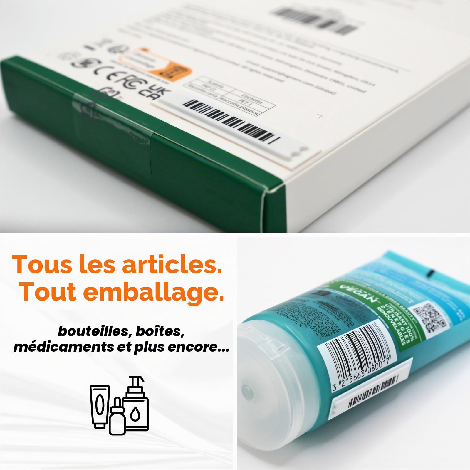 5000pcs Etiquettes Antivol Adhésives DR AM 58 kHz Magnéto-Acoustique Compatible AM, Sensormatic, Sécurité Magasin Professionnelle, UPP Leader français protection à la source depuis 2006
