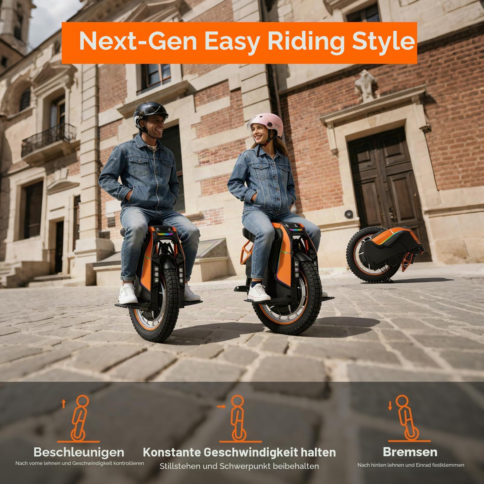 KINGSONG Elektrisch Einrad S19 Pro 1776Wh, Motor 3500W, Reichweite bis zu 150 km, Begrenzte Geschwindigkeit 25km/h, Reifen 18", Matrixbildschirm, 2 USB-Ladeanschlüsse