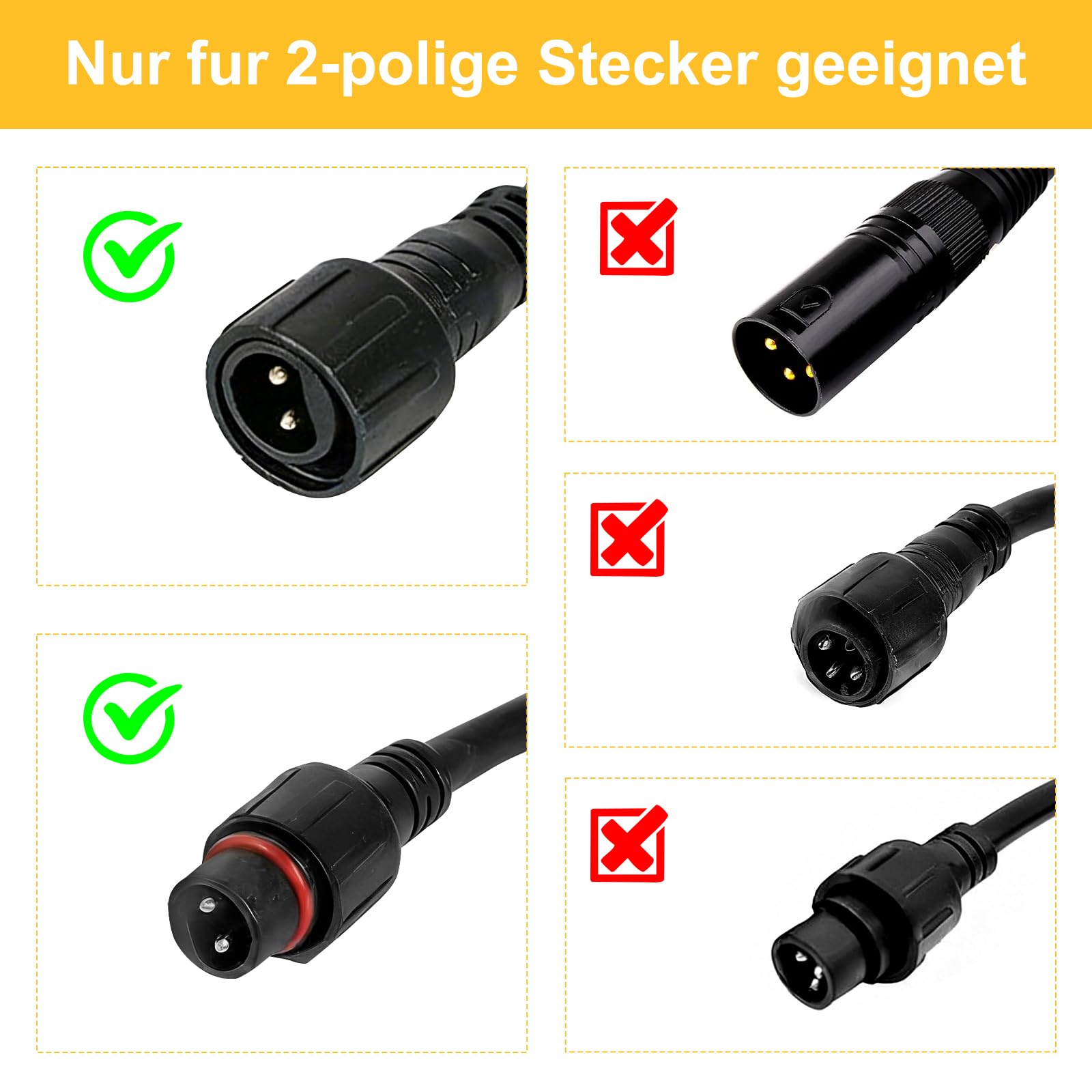 Zasilacz sieciowy 12 V, 1 A, klasa wodoszczelności IP44, 2 sztuki, wtyczka EU, zasilacz LED 12 V, do oświetlenia ogrodu, łańcucha świetlnego, dekoracja bożonarodzeniowa, zasilanie zewnętrzne z