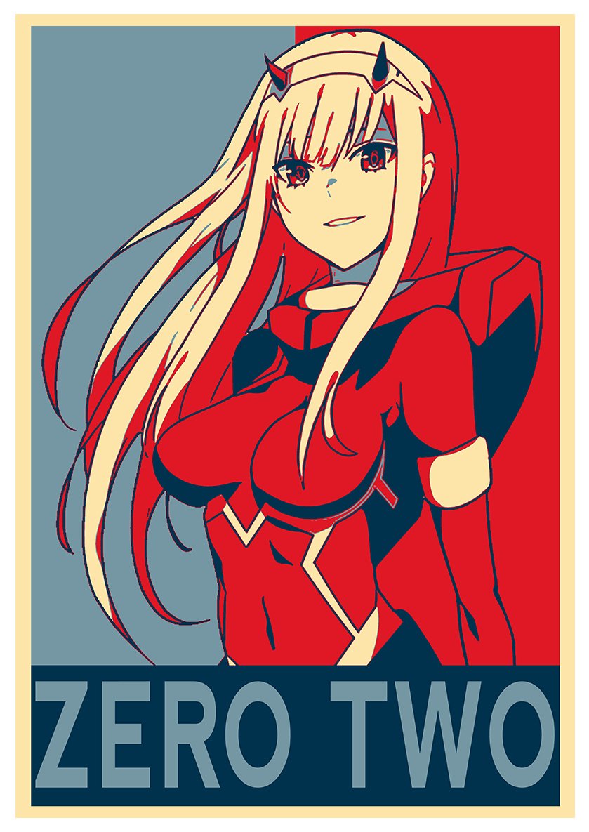 Instabuy Poster Darling in The Franxx Propaganda Zero Two - A3