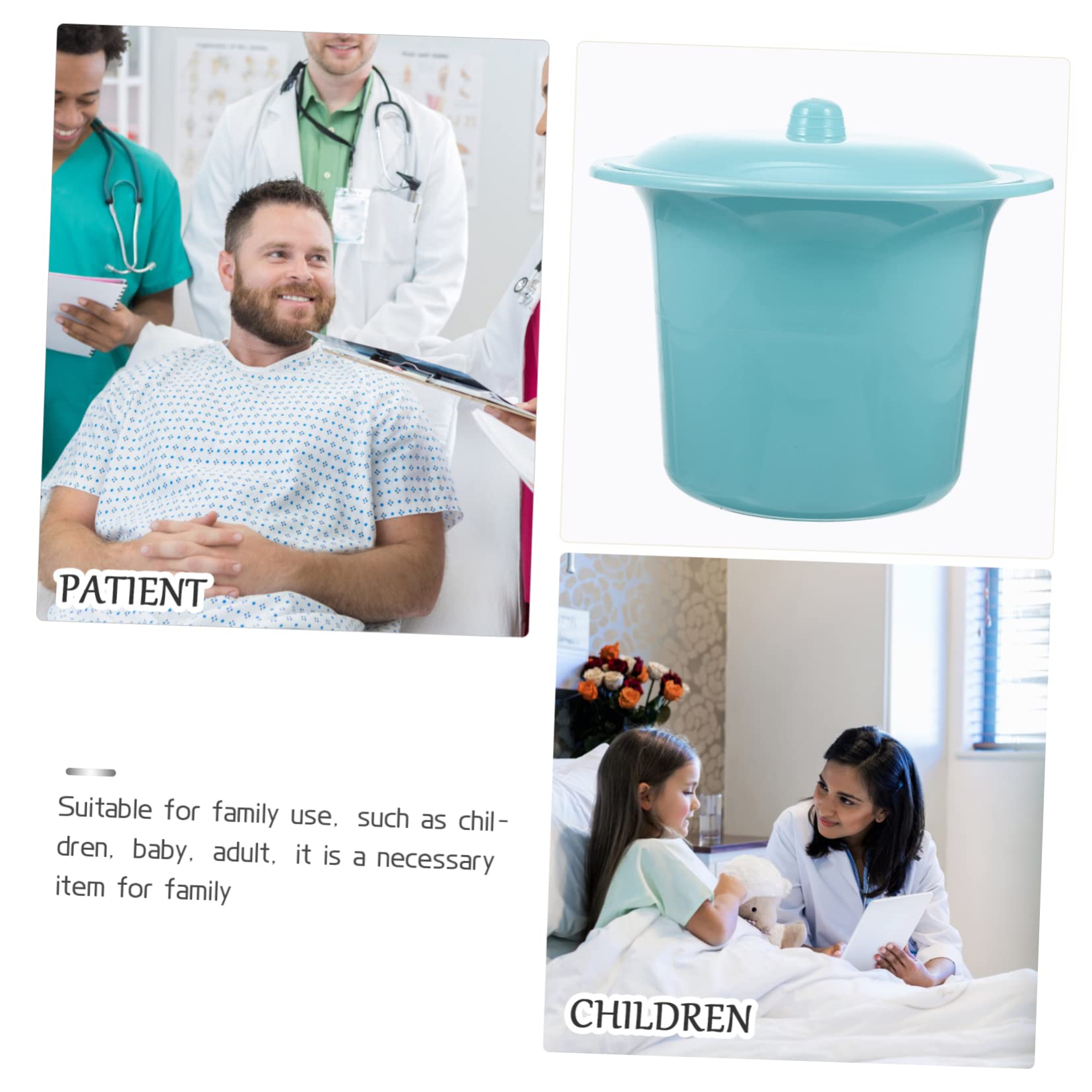 Orinal Cubierto de Plástico Pp Azul para Niños y Ñiño, Uso Familiar
