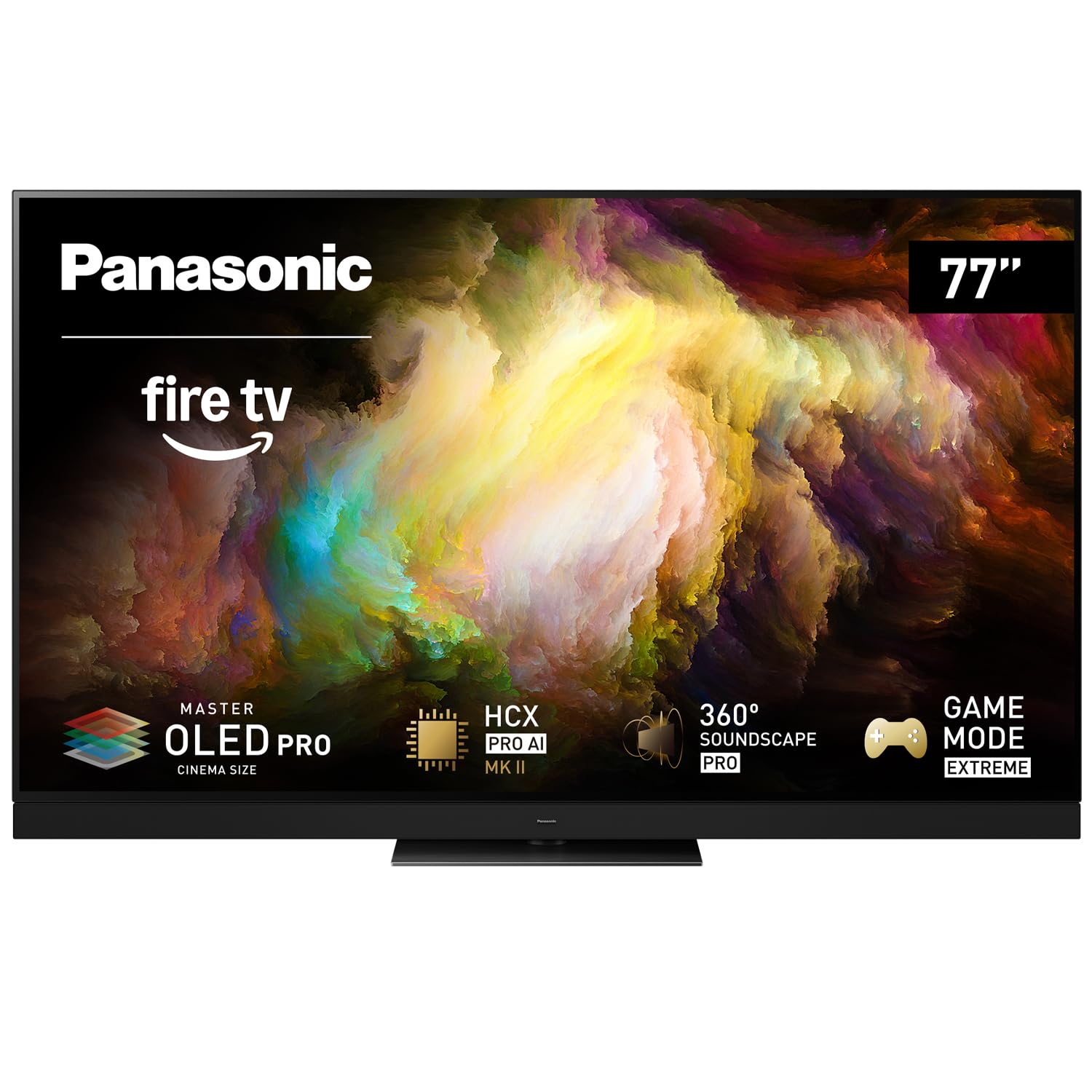 Panasonic Z8 Series 2025 77-inch OLED 4K Ultra HD Smart Fire TV Dolby Vision IQ HDR10 Adaptive 144Hz