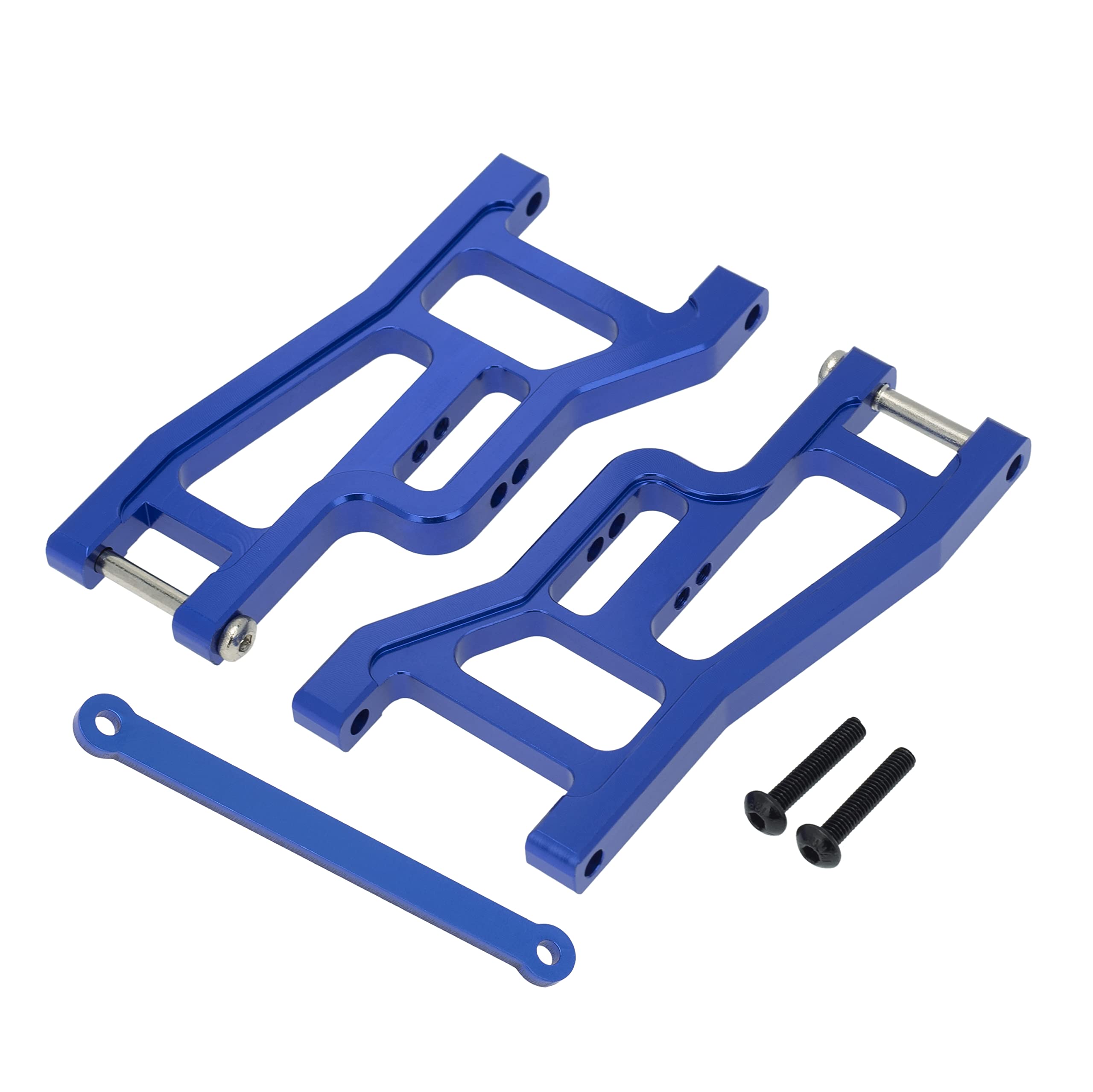 CNC Machined Aluminum Rear Lower Suspension Arms For Traxxas 1/10 Bandit - Blue Anodized - View #2