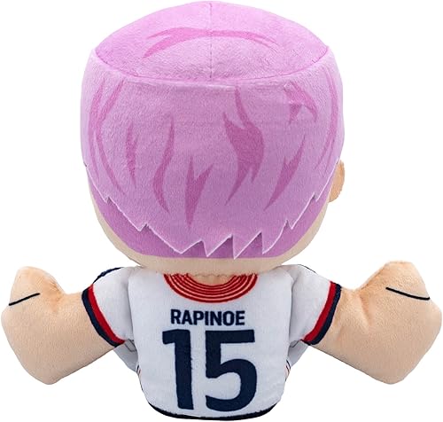 Miniatura 3 de Bleacher Creatures Megan Rapinoe Kuricha - Peluche de fútbol americano para mujer, 8 pulgadas, suave, inspirada en Chibi, superestrella del fútbol