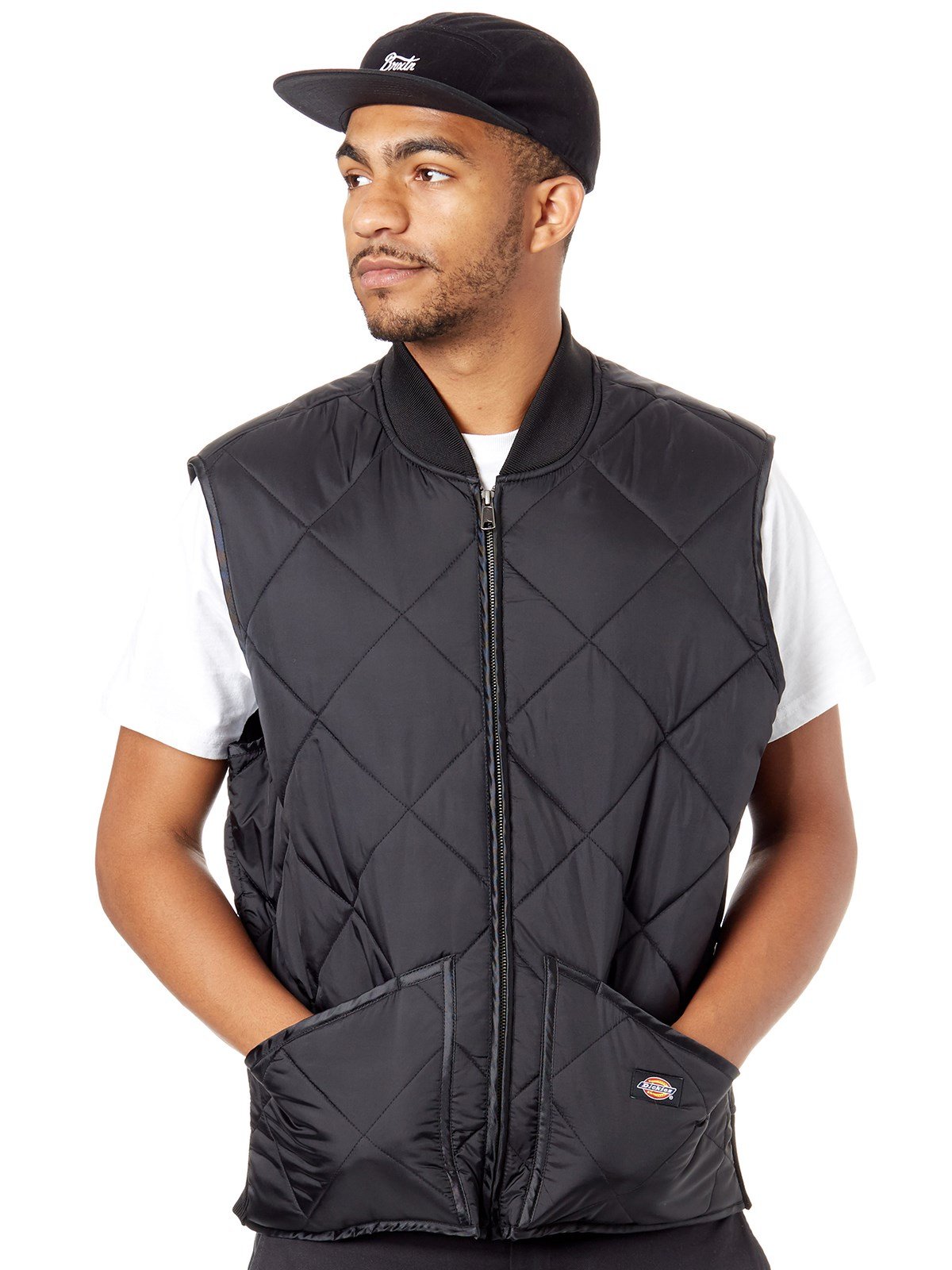 Dickies Diamond Quilted Nylon Vest Giacca senza maniche Uomo (Pacco da 1)