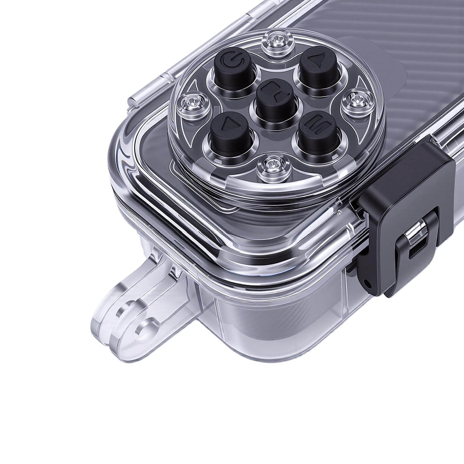 Tangxi Videocamera Subacquea 30M Videocamera Vlog 4K, Doppio Obiettivo DV | Stabilizzatore Elettronico Dell'immagine, Obiettivo Grandangolare da 130°, Schermo da 1,53 Pollici, Batteria da 2000 MAh,