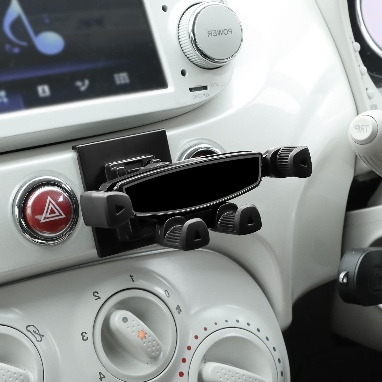 FIAT500、595ABARTH 純正オーディオディスプレイ FIAT500オーディオ