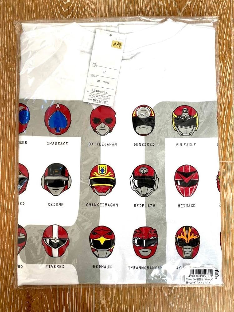 【XL】Tシャツ　レッド　赤　集合　全スーパー戦隊展 匿名配送・未開封品】全スーパー戦隊展 Tシャツ レッド XLサイズ