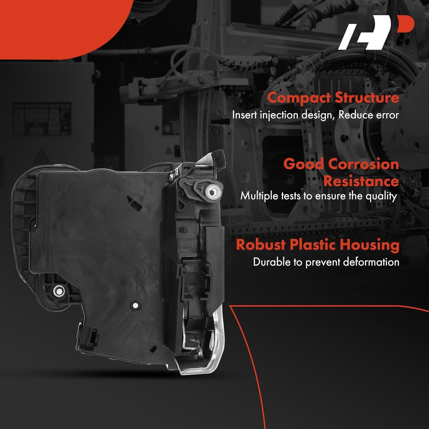 A-Premium Front Driver Door Lock Actuator Compatible with Chevrolet Chevy Silverado Suburban Blazer Tahoe Traverse & GMC Sierra Yukon & Cadillac Escalade ATS CT6 CTS & Buick EnclaveEnvision