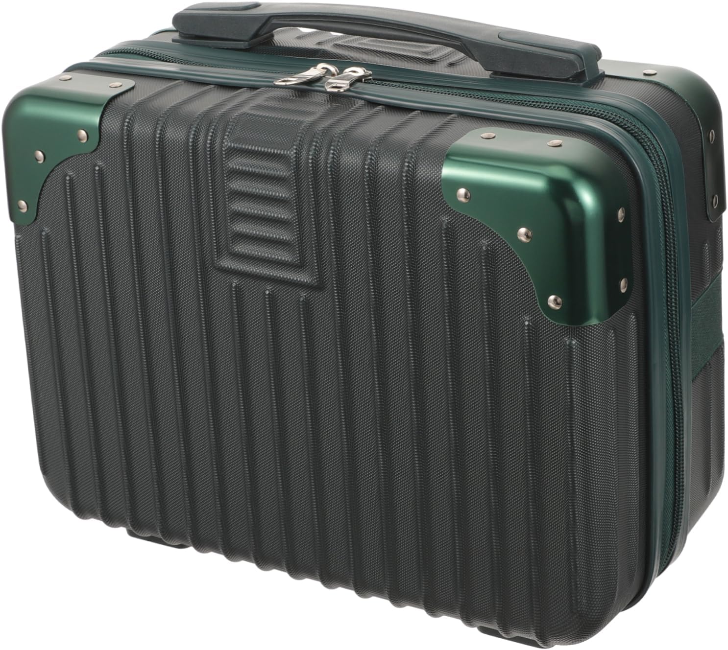 NOLITOY Travel Toiletries 14-inch Makeup Storage Case Compact Fashion for Professional Dresser Easy to Carry