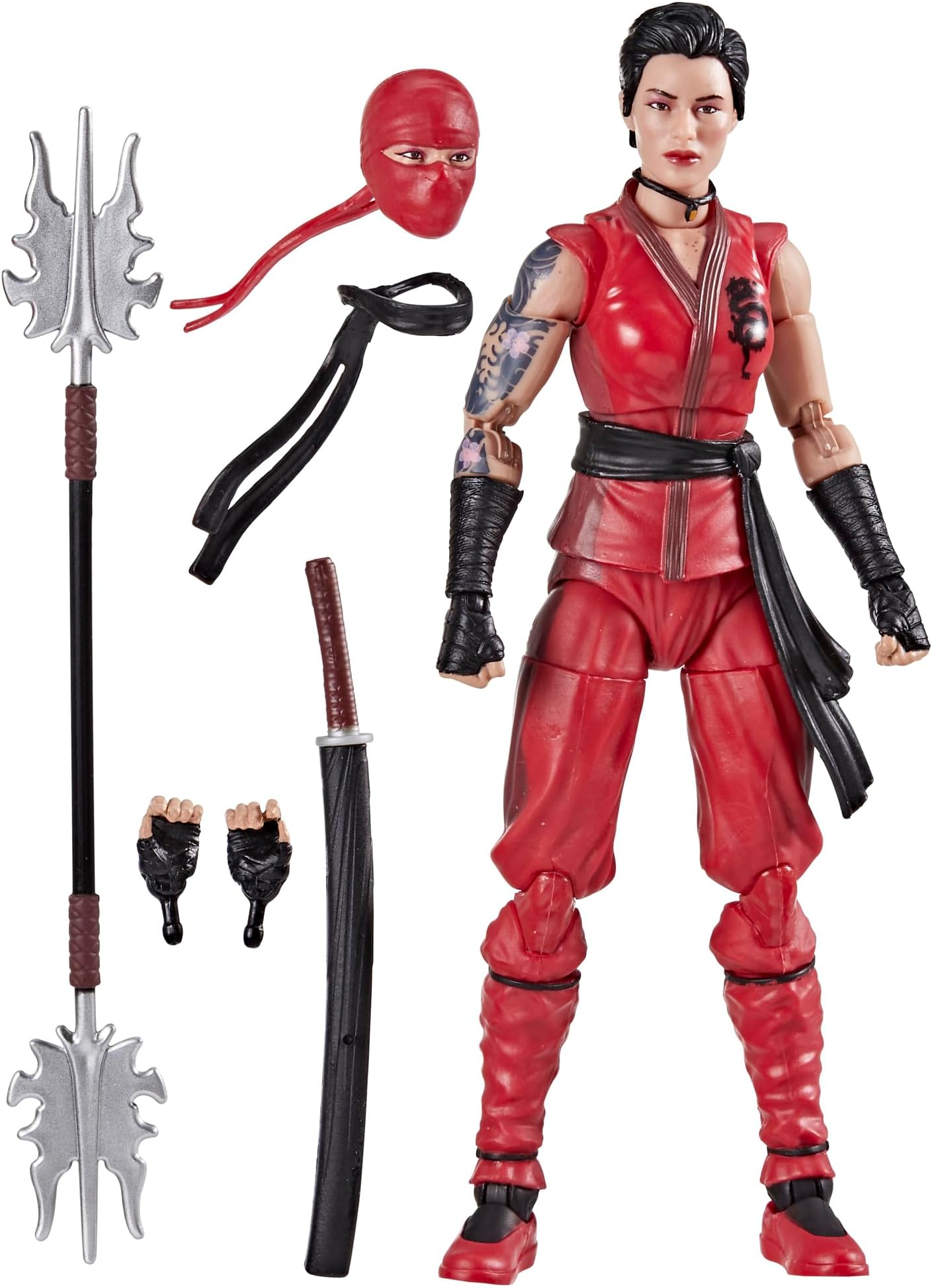 G.I. Joe Classified Series #124, Kim Jinx Arashikage, Collectible 6-Inch Ninja Action Figure with 7 Accessories